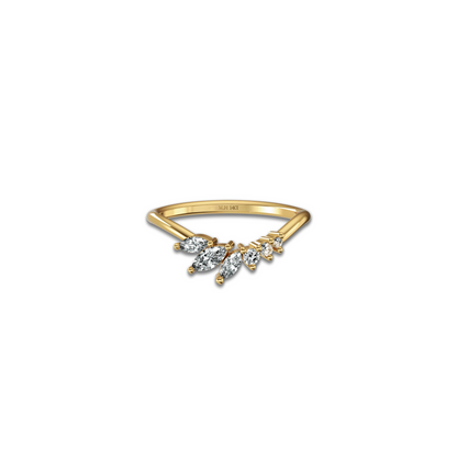 Mix Marquise Diamond Ring