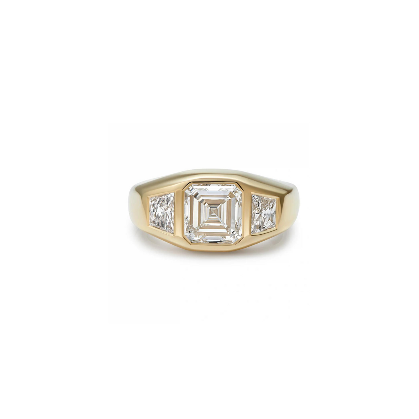 Regalia Asscher Signet Ring