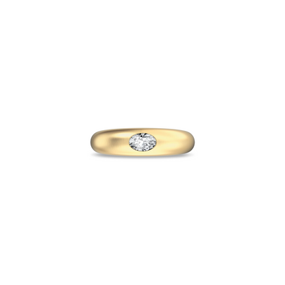 Oval Solitaire Ring