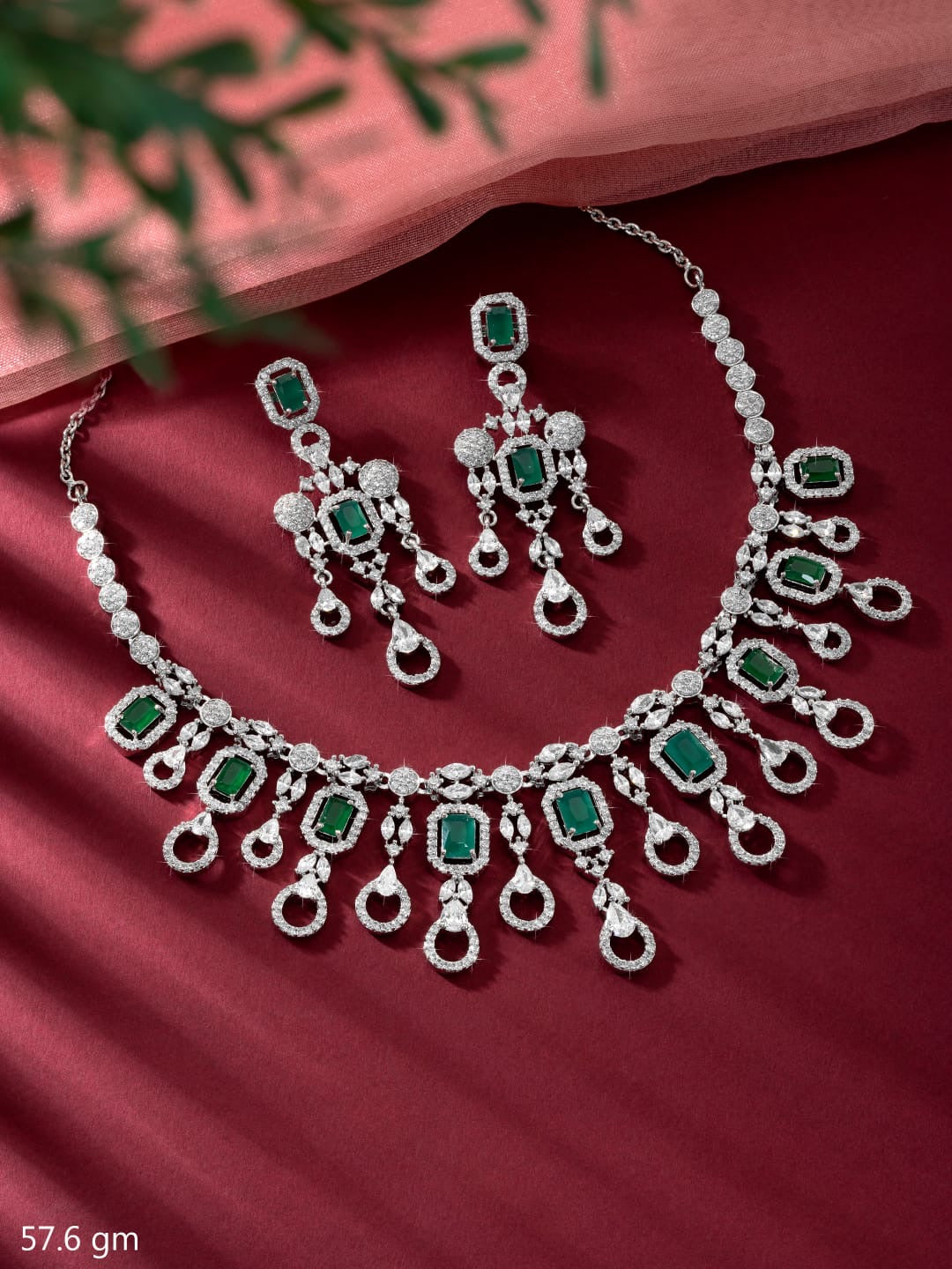 Emerald Green Necklace Set